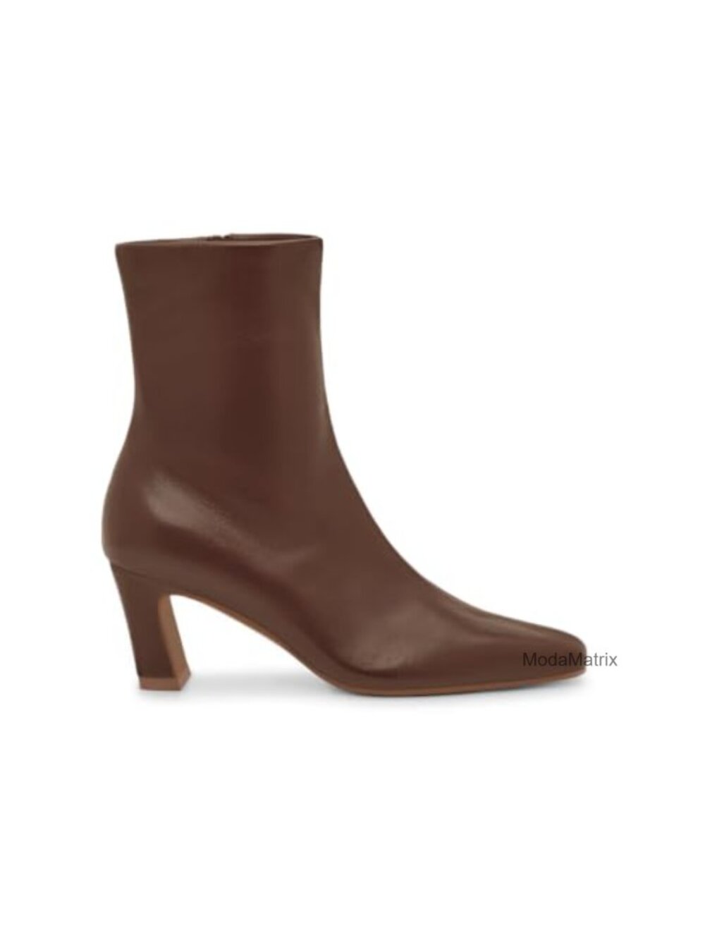 Women's Square Toe Ankle Boots Chunky Heel Zip Dress Booties